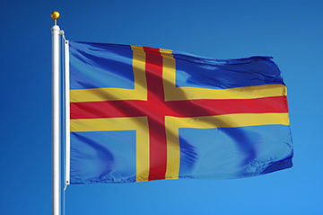 ålands flagga webb