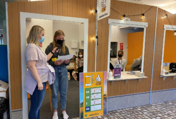 Emilia Sundvall med elev